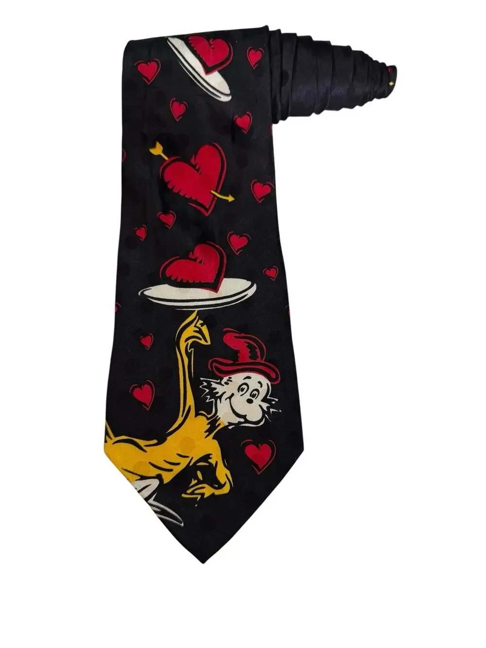 Dr Seuss Green Eggs And Ham Sam I Am Hearts Valentine Novelty Cartoon Necktie